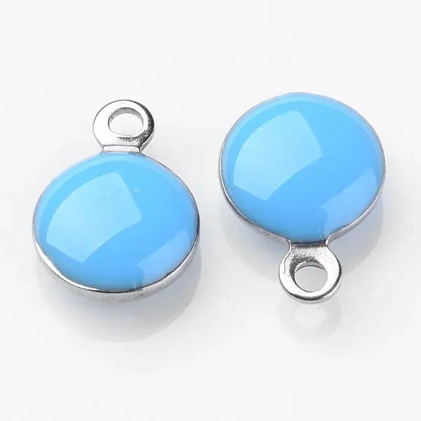 Stainless Steel Enamel Charms