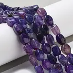 Natural Dragon Veins Agate Beads Strands