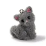 Flocking Opaque Resin Pendants