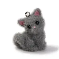 Flocking Opaque Resin Pendants