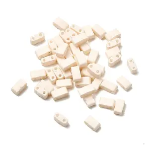 2-Hole Baking Paint Glass Seed Beads