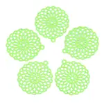 430 Stainless Steel Filigree Pendants