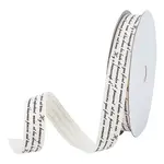 Words Printed Cotton Ribbon