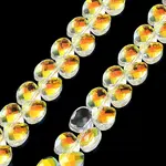 Electroplate Triangle Glass Beads Strands