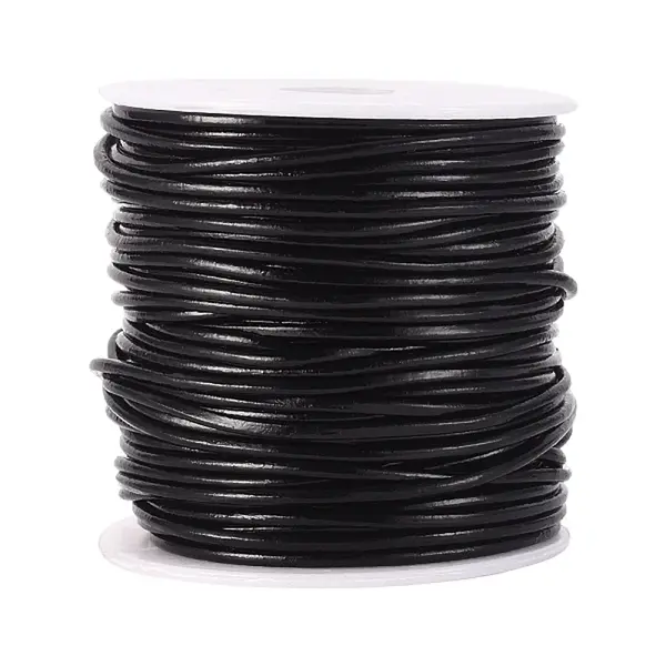1 Roll Cowhide Leather Jewelry Cord
