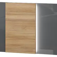 Panel k nočnému stolíku orfea - šedá/orech pacific
