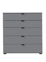 Široká komoda rango - šedá