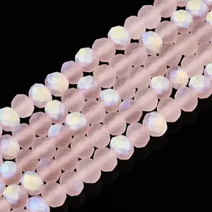 Transparent Glass Beads Strands