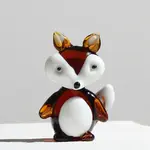 Handmade Lampwork 3D Fox Figurines