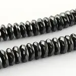 Grade A Non-magnetic Synthetic Hematite Beads Strands