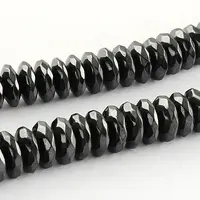 Grade A Non-magnetic Synthetic Hematite Beads Strands