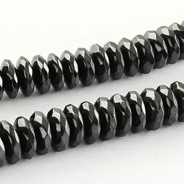 Grade A Non-magnetic Synthetic Hematite Beads Strands