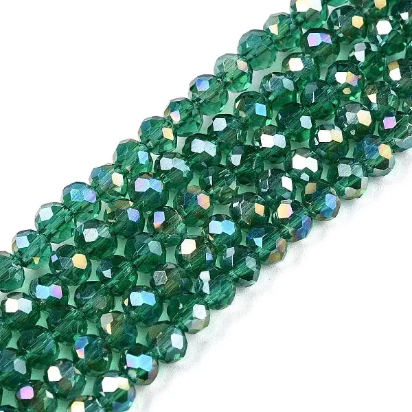 Electroplate Glass Beads Strands