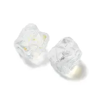 Baking Painted Transparent Glass Beads