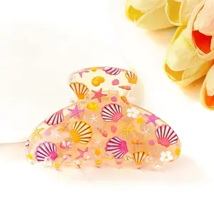 Transparent PVC Claw Hair Clips