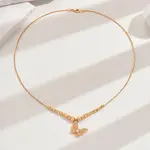 Fashionable Brass Pave Cubic Zirconia Butterfly Pendant Necklaces for Women
