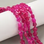Dyed Natural Malaysia Jade Star Beads Strands