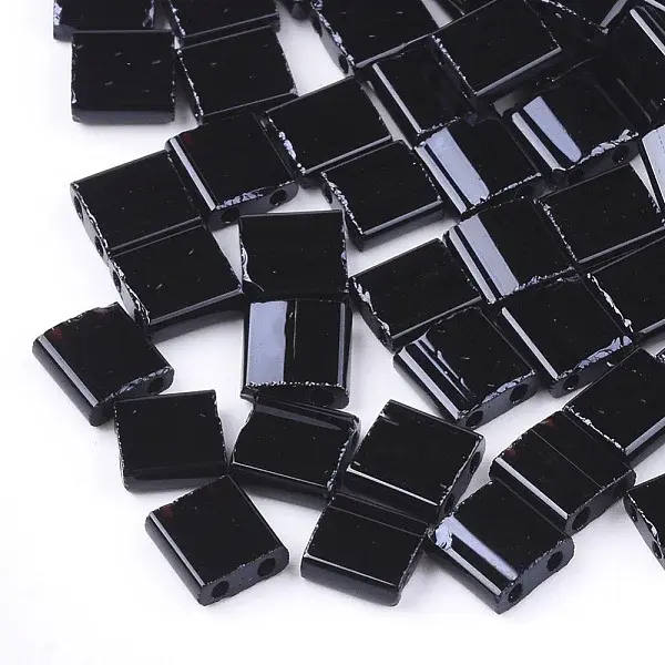 2-Hole Opaque Glass Seed Beads