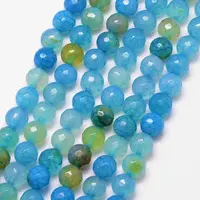 Natural Crackle Agate Bead Strands