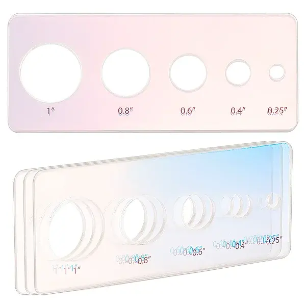 Acrylic Measuring Tool for Doll Craft Eyes