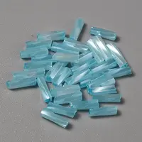 Opaque Colours Glass Twist Bugle Beads