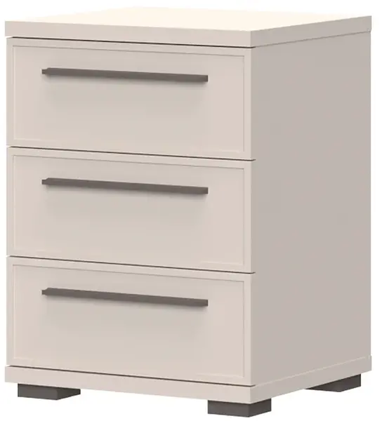 Vysoký noční stolek baptiste - béžová