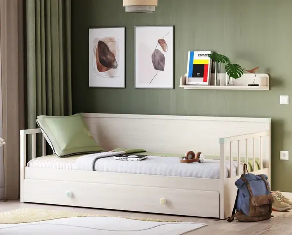 Postel s přistýlkou fairy - dub světlý