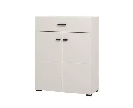 Široká předsíňová komoda aimee - kašmír, černá