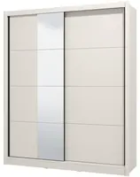 Posuvná šatní skříň se zrcadlem 180 gally - béžová