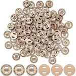 Undyed Wood Connectors Charms