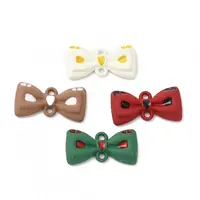 Spray Painted Alloy Pendants