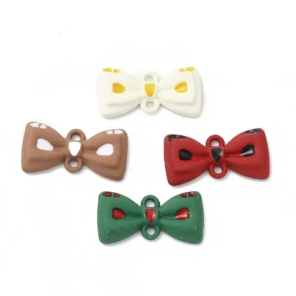 Spray Painted Alloy Pendants