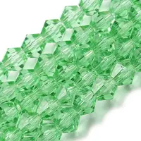Transparent Glass Beads Strands