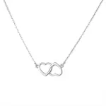 Soliter Půvabný stříbrný náhrdelník Srdíčka 473 001 01756 04