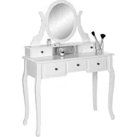Ambia Home TOALETNÍ STOLEK, bílá, 97/40/142 cm