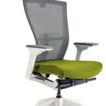 HON kancelářská židle MERENS WHITE s opěrkou hlavy