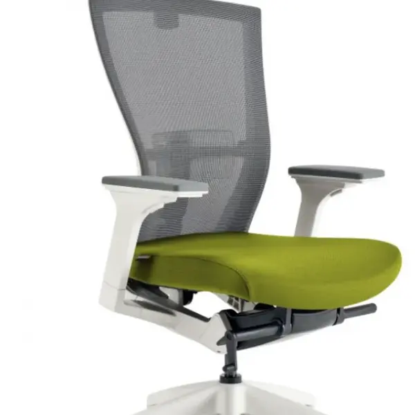 HON kancelářská židle MERENS WHITE s opěrkou hlavy