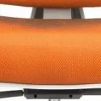 MERCURY sedák pro kancelářskou židli FISH BONES šedý plast, oranžová SH-05