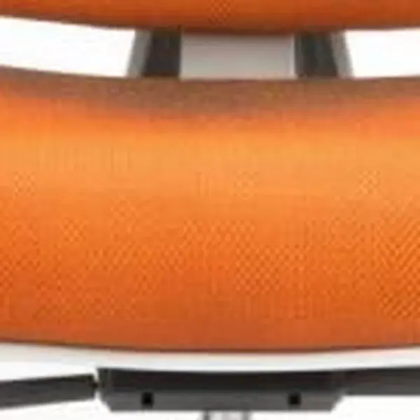 MERCURY sedák pro kancelářskou židli FISH BONES šedý plast, oranžová SH-05