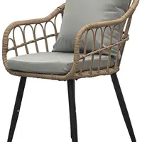 AUTRONIC zahradní židle AZ-F1406 NAT přírodní, polyratan