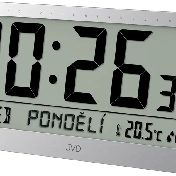 JVD Digitální hodiny s teploměrem a vlhkoměrem RB9359.2