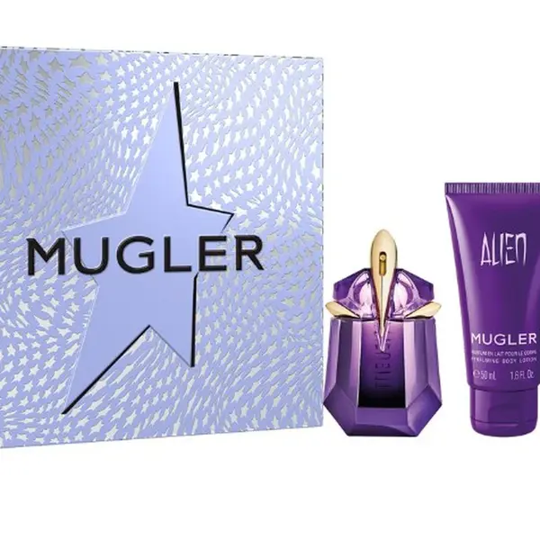 Thierry Mugler Alien – EDP 30 ml (plnitelná) + tělové mléko 50 ml + EDP 10 ml