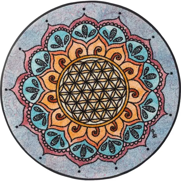 wash+dry KOBEREC TKANÝ NA PLOCHO, 85 cm šedá