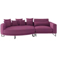 Livetastic POHOVKA BIG SOFA, textil, magenta