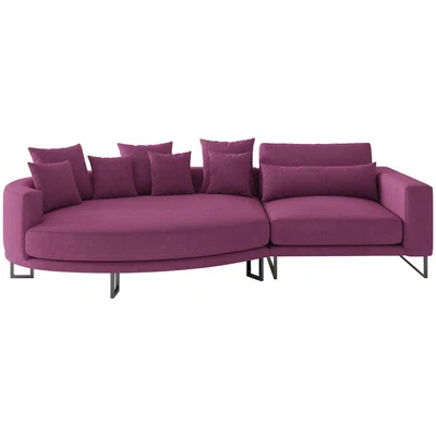 Livetastic POHOVKA BIG SOFA, textil, magenta