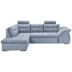 MID.YOU ROHOVÁ SEDAČKA, textil, kompozitní dřevo, modrá