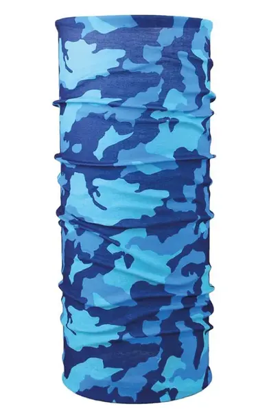 Husky Printemp UNI, modrá camouflage multifunkční šátek