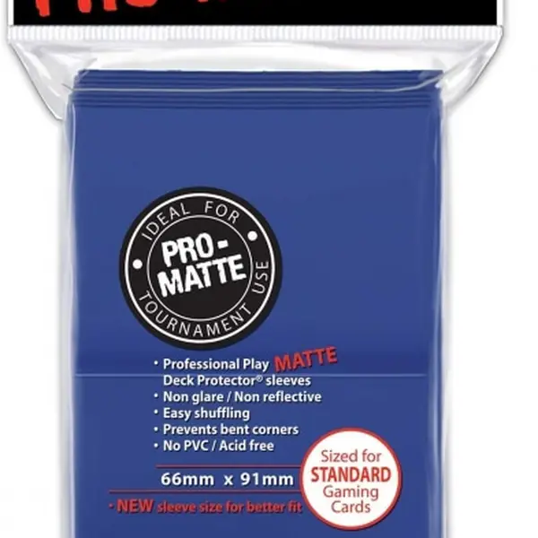 Obaly na karty Ultra Pro Pro-Matte Blue 2x50 ks