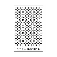 Samolepicí etikety 18 mm, 150 etiket, A4, 100 listů, kulaté