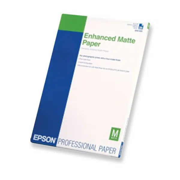 Epson Enhanced Matte Paper C13S041718, 21x29,7cm, A4, 250ks, inkoustový, bílý, foto papír